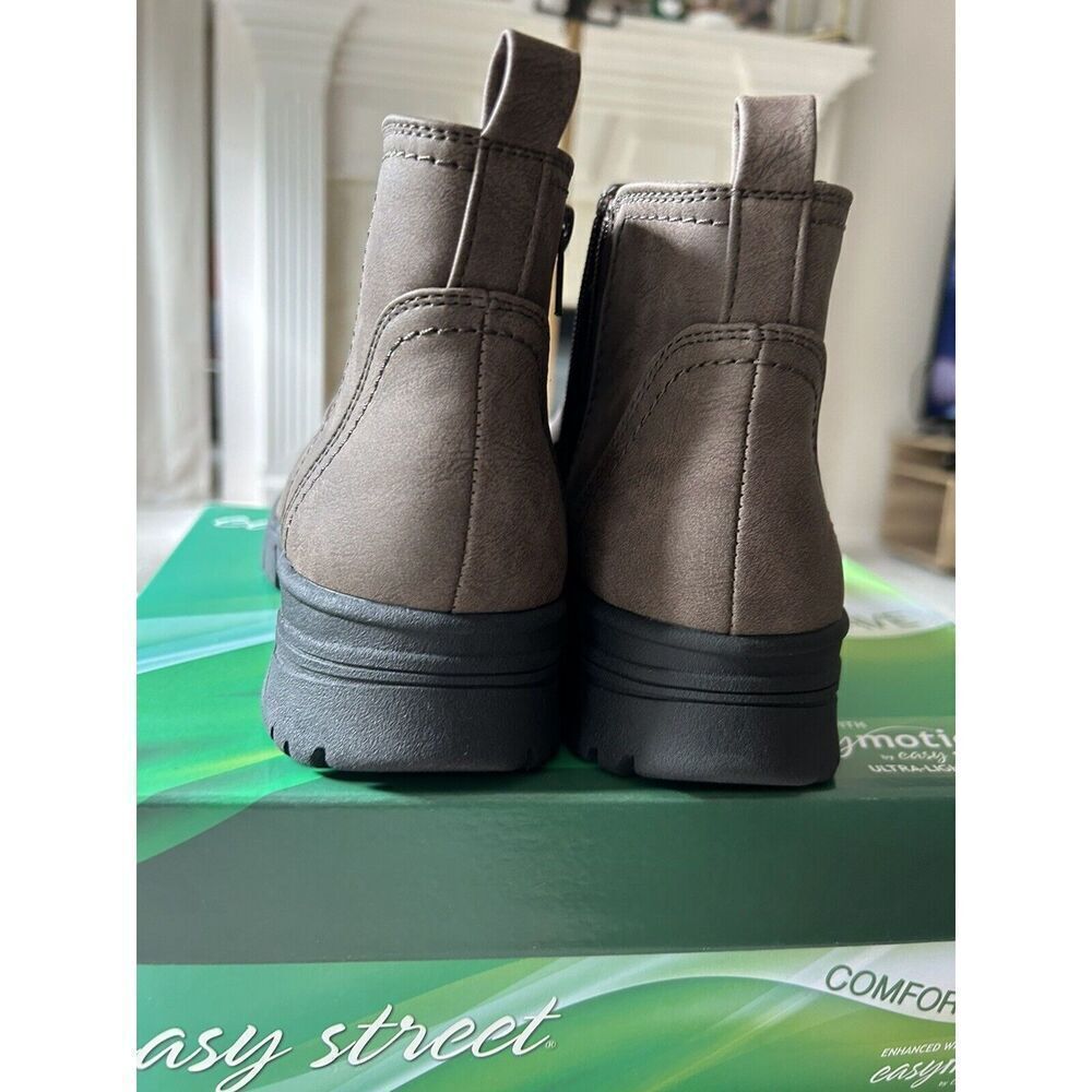 Easy Street Comfort Wave Booties Blythe Light Brown Ultra-Light Insoles S 8.5M - Picture 2 of 7